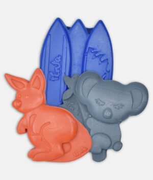 Tinta crayon Aussie beach contents